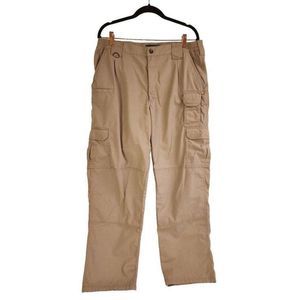 5.11 Tactical rip stop cargo pants sz 36x32 Khaki